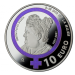 Espanha Emilia Pardo Bazán 10€ 2021 Prata proof